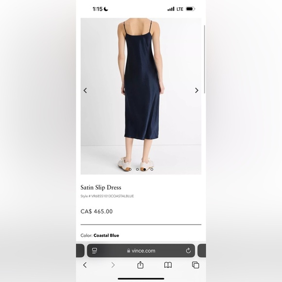 Vince Lavender Acetate Satin Slip Dress - Size XS - Picture 10 of 10